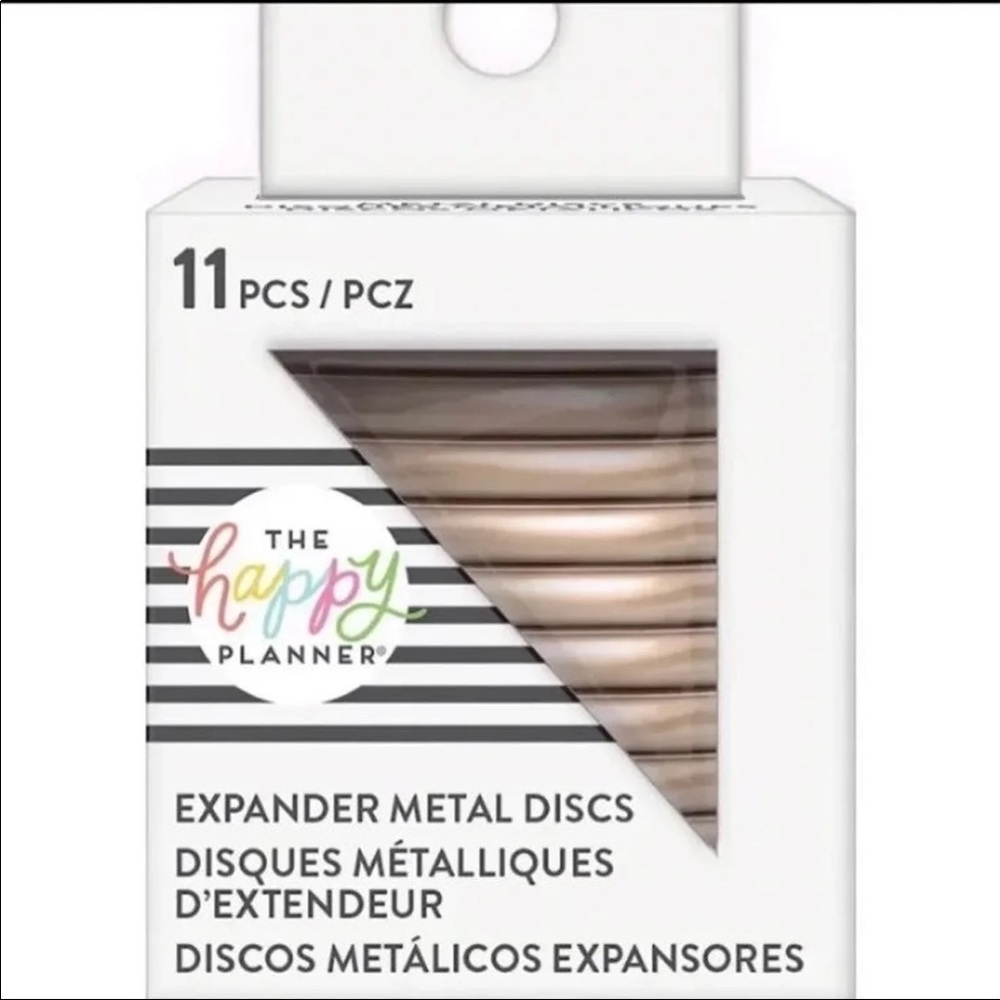 The happy planner Expander Metal Discs - rose gold